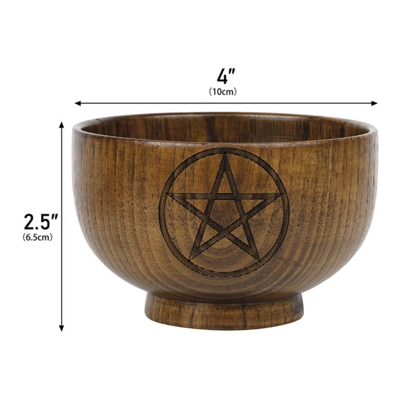 

Алтальная чаша, деревянные чаши ручной работы, ритуальная посуда, инструмент для гадания Луны на церемонии