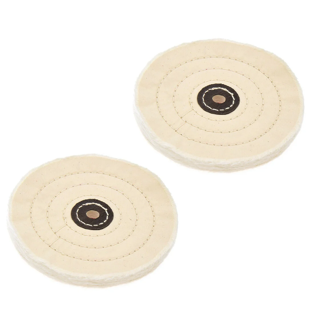 

Hot Sale 2Pcs 6Inch Cloth Buffing Polishing Wheel Buffer Jewelry Grinder Pad Handcraft Polishing Wheel
