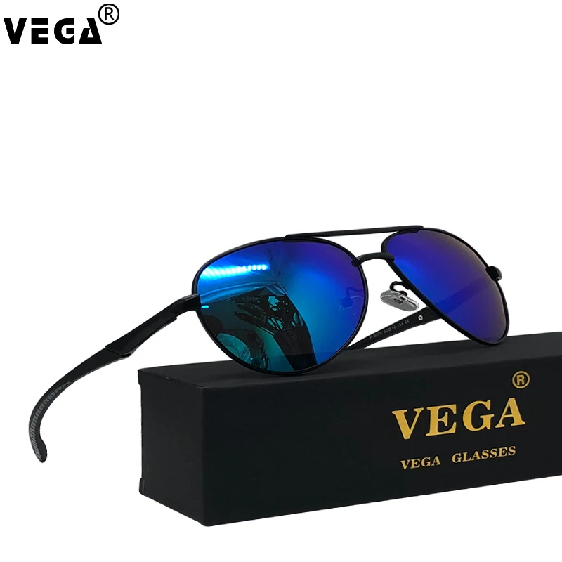 Очки авиаторы VEGA поляризационные для мужчин и женщин в оправе из сплава с