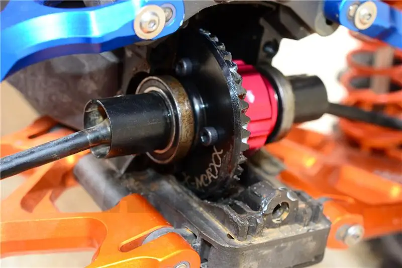 TRAXXAS-engranaje helicoidal de acero cromado, 1/5 X-MAXX, 6S/8S, diferencial delantero/trasero, mejora, #7791/7792-4