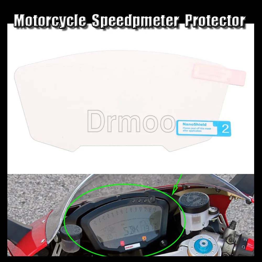 

Мотоциклетный кластерный Дисплей Защитная пленка для защиты от царапин Спидометр Защитная пленка для Ducati 848 1098 1198