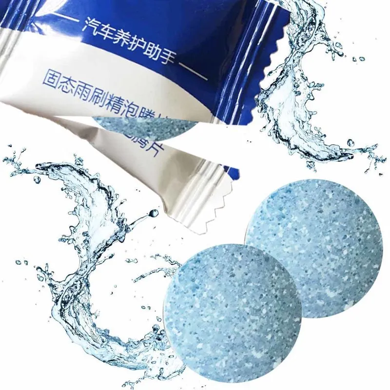

5pcs Car Window Cleaning Wiper Effervescent Tablets Cleaner Car Solid Windshield Glass Detergent Window Repair Auto Accessories