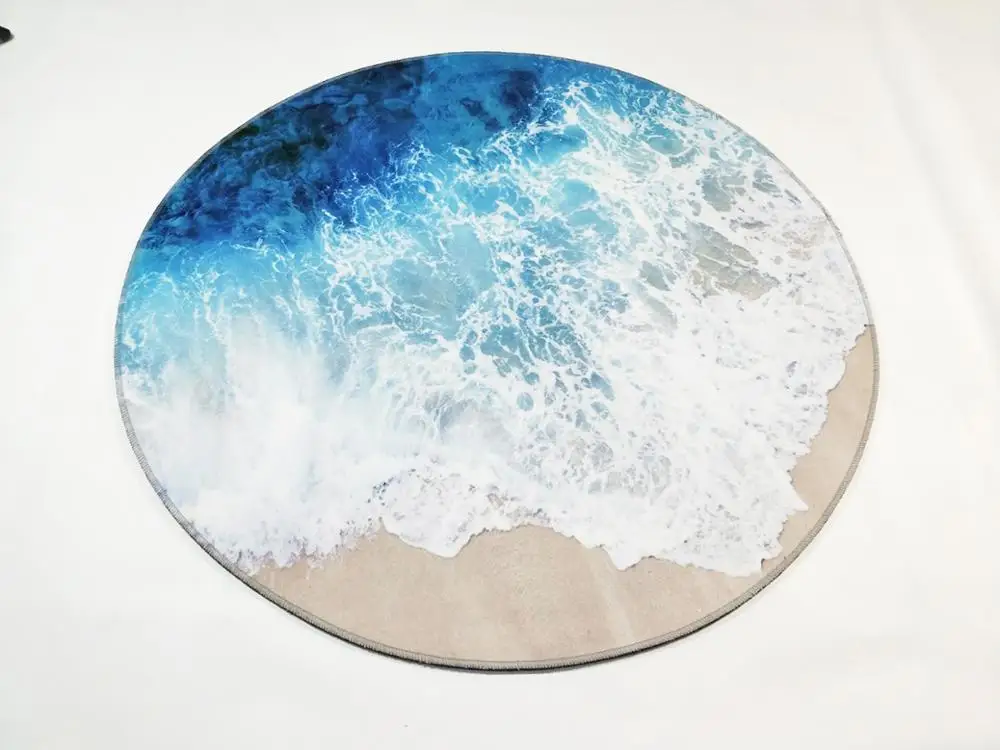 Круглый коврик коврики для гостиной дверной напольный спальни компьютерного