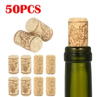 50Pcs Wine Corks Stopper Wine Bottle Cork Stopper Sealed Wine Bottle Cover Reusable Kitchen Bar Accessories