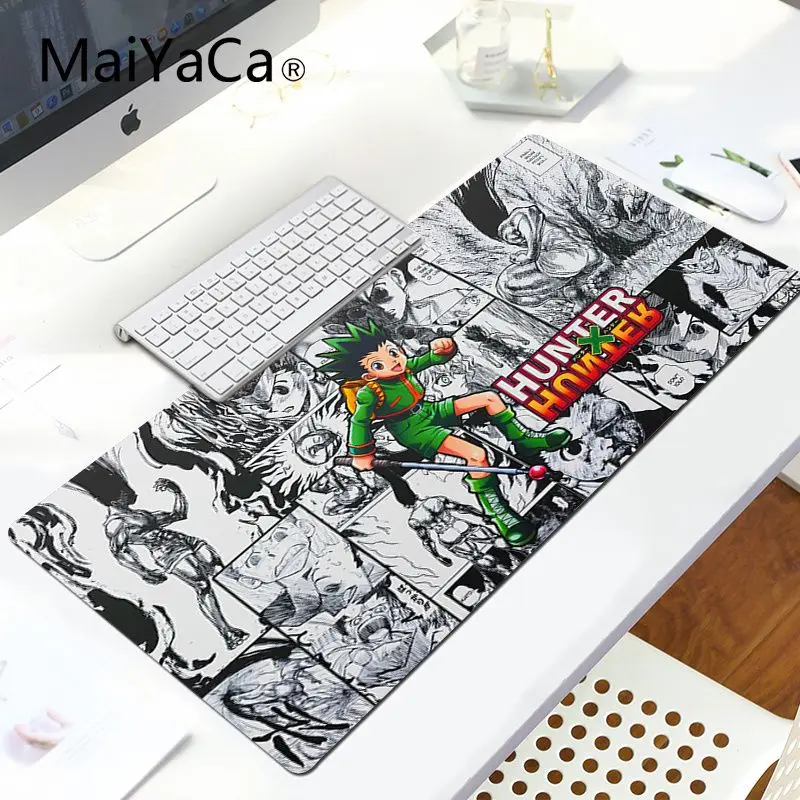

MaiYaCa New Design killua hunter x hunter Office Mice Gamer Soft Mouse Pad Laptop Gaming Lockedge Mice Mousepad