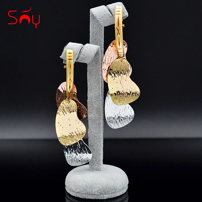 Sunny Jewelry изысканные ювелирные изделия для женщин длинные Висячие Подвески серьги
