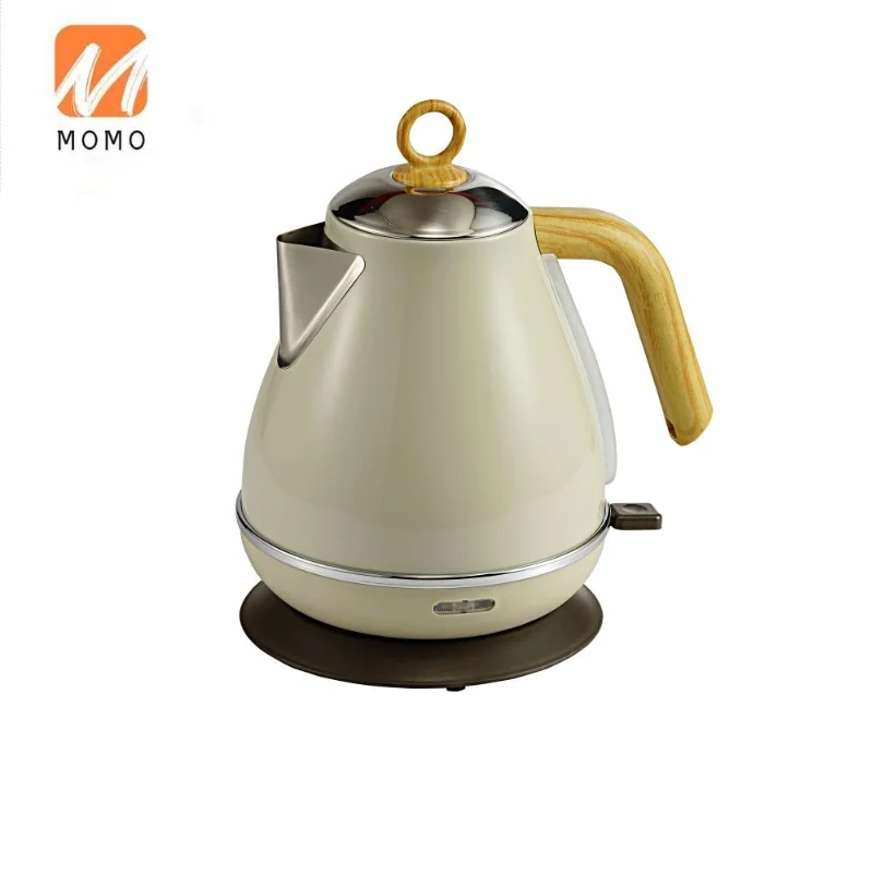 

Factory Outlet High Quality Beige Stainless Steel Electric Kettle With Tray Set