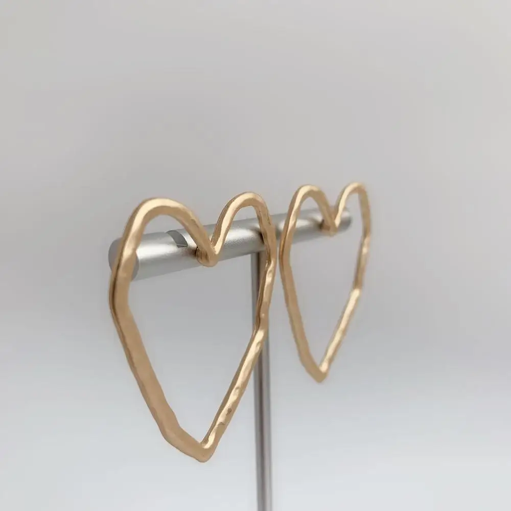 Новые матовые золотые серьги модные ювелирные изделия свадебные вечерние