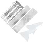 Линейка 5d для алмазной живописи, из нержавеющей стали, сделай сам, инструмент для рисования, квадратные сверла, линейка для вышивки, инструменты для фиксации алмазов, корректор украшения