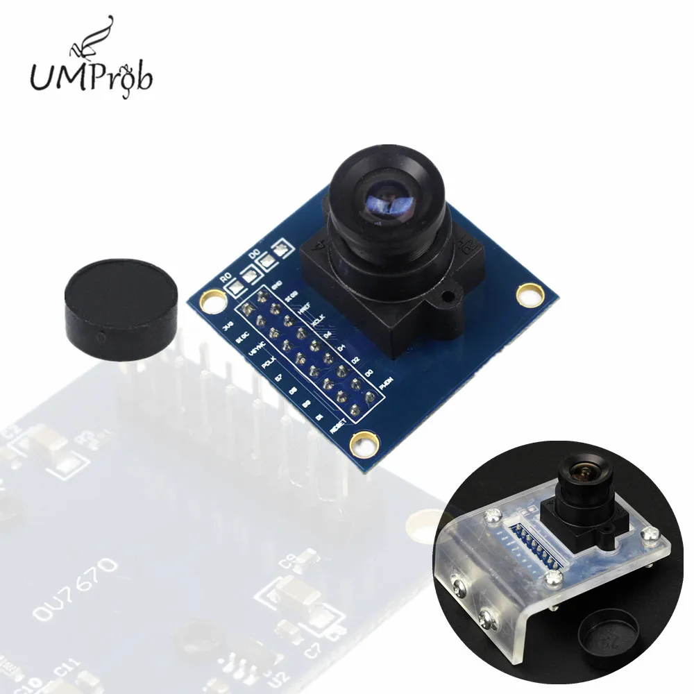 OV7670 30FPS VGA модуль камеры SCCB интерфейс совместим с интерфейсом I2C акриловый