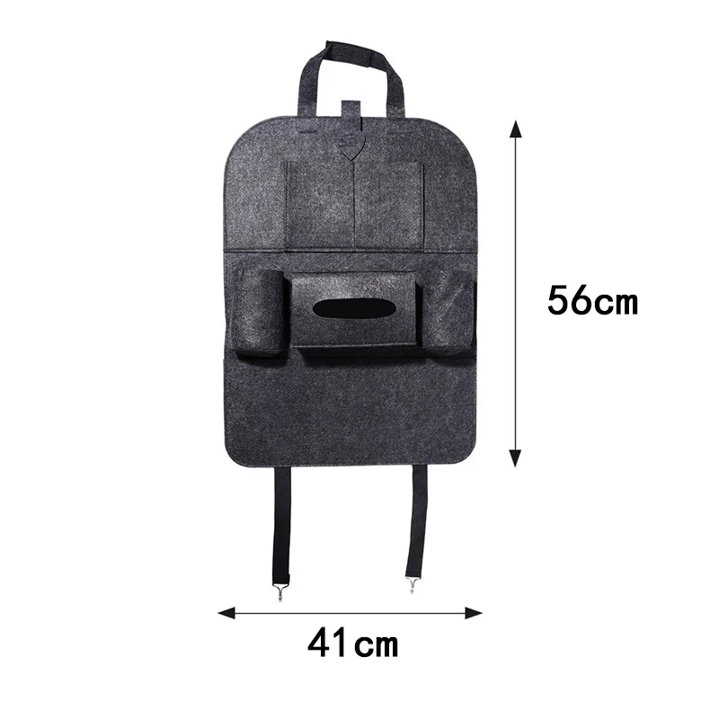 

Car Backseat Organizer Storage Covers Box Bag Multi-Pocket Universal Stowing Tidying Holder Felt Versatile Seat Hanging