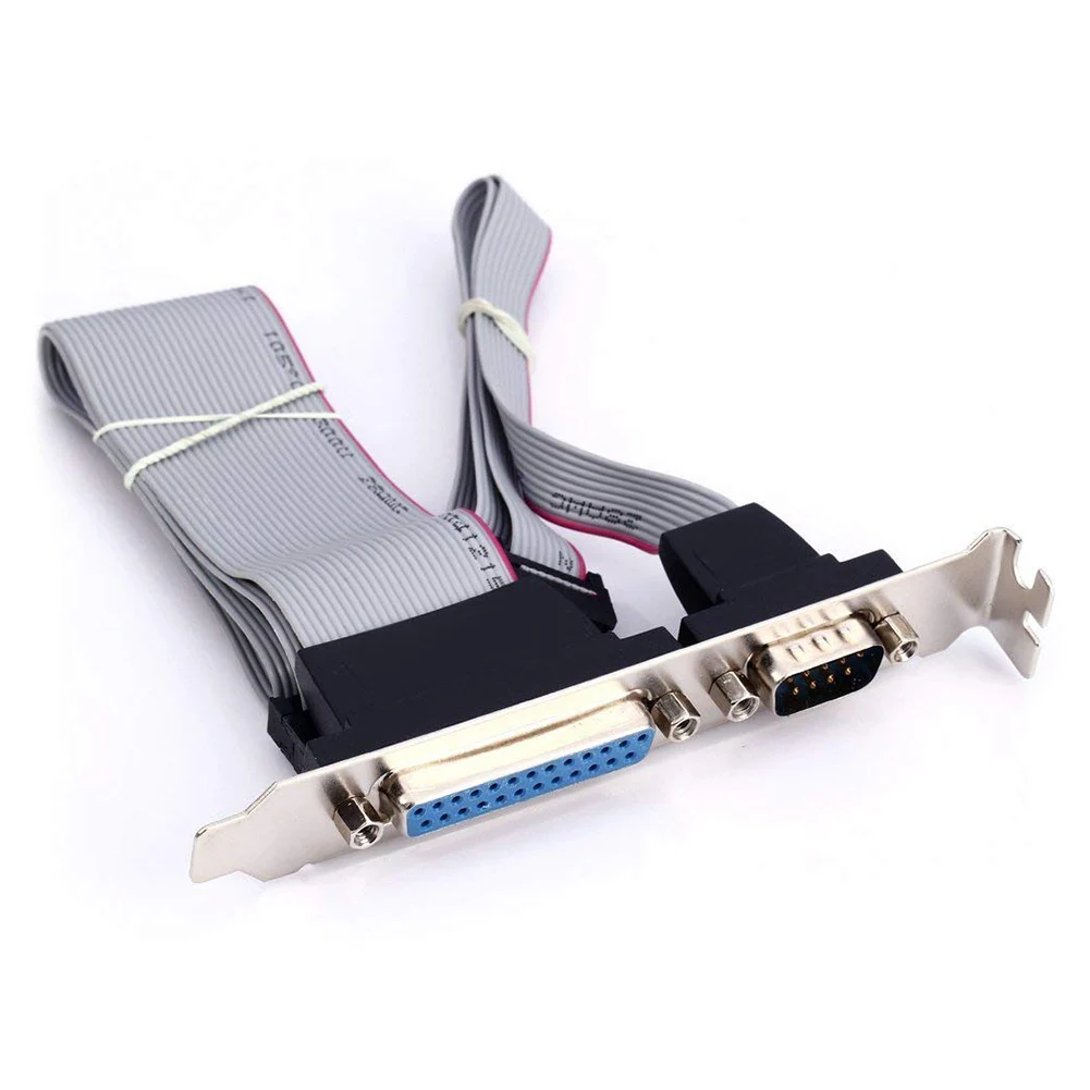 25 отверстий параллельный порт + 9 pin Серийный Расширение линии/ободок (DB25 DB9)