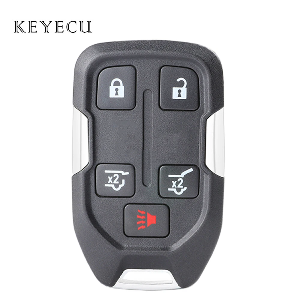 

Keyecu Replacement Smart Remote Key Fob 5 Buttons 315MHz ID46 for GMC Terrain 2018 2019 FCC ID: HYQ1AA, P/N: 13584502