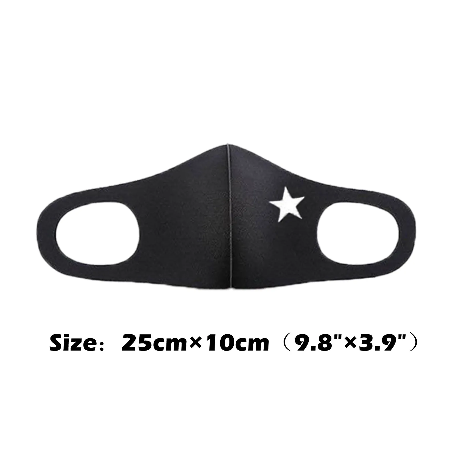 

Mascarillas Dustproof Mouth Mask Heart Print Polyester Face Mouth Mask Cartoon Face Reusable Fabric Earloops Respirator Mask