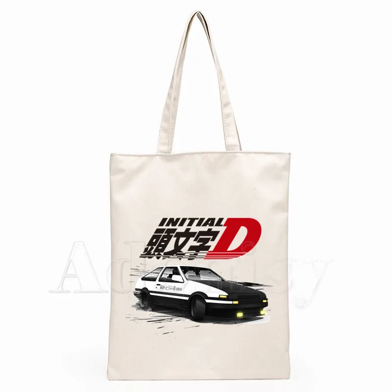 Женская тканевая сумка-тоут Drift многоразовая сумка с принтом японского аниме