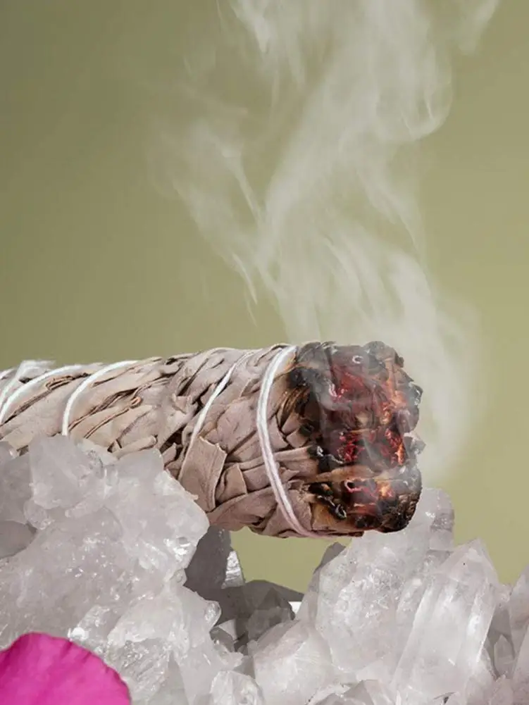 

California White Sage Pure Leaf Smoky White Sage Smoking Accessories Purification And Drive Away Negative Energy Meditation