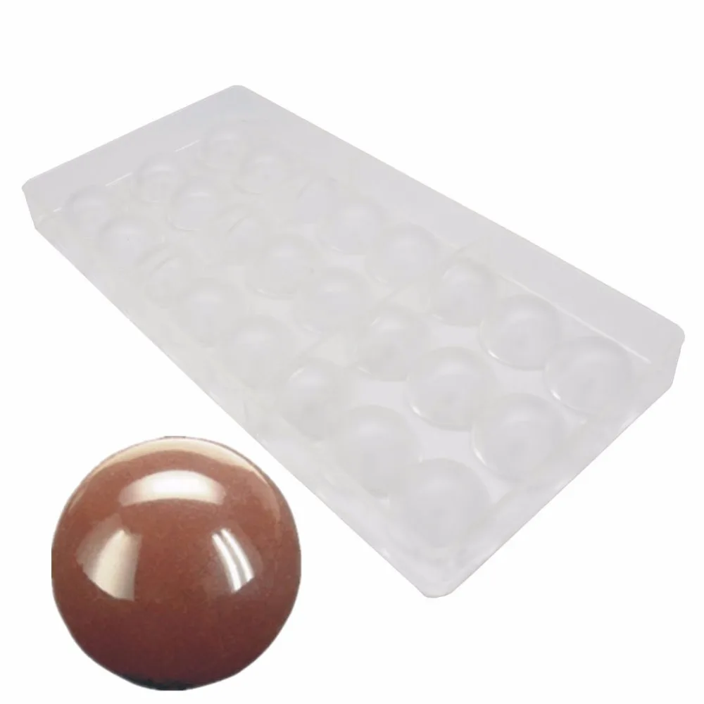 Goldbaking полусферическая форма для шоколада поликарбонатная шоколада|chocolate mold|chocolate