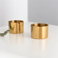 nordic style ins gold stainless steel ashtray home fashion creative metal ashtray decoration