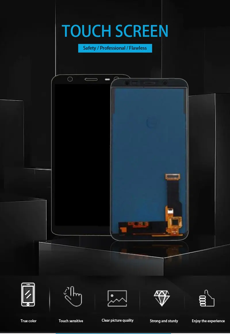 Для samsung Galaxy J6 J600 J600F J600G J600Y ЖК-дисплей сенсорный дигитайзер сборка+ инструменты 5,6 мобильный экран TFT/oled