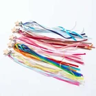 Радужная деревянная погремушка, звезда, лента, ручной Колокольчик, детские погремушки для игр в спортзале, деревянные игрушки Монтессори, Обучающие игрушки, детские вещи H055