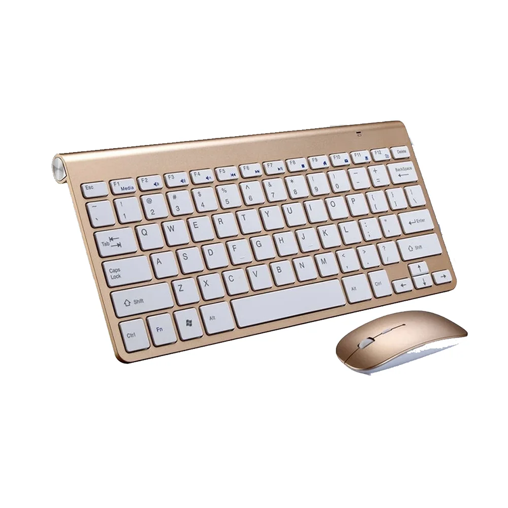 

Wireless Keyboard and Mouse 2.4G USB Portable Mini Keyboard Mouse Combo Set for Notebook Laptop Mac Desktop PC Gaming Computer