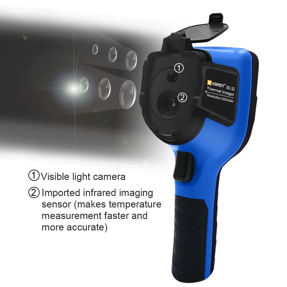 Быстрая доставка портативная тепловизионная камера с разрешением высокой
