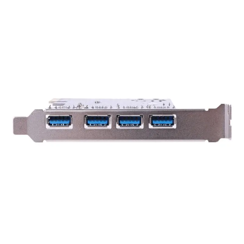 

H7JA PCI-E PCI Express To USB 3.0 VIA Chip SATA Interface 4 Port Adapter Converter Card for Desktop Windows