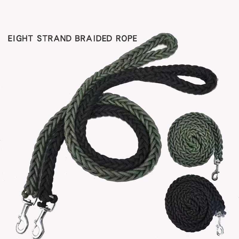 

Nylon Dog Harness Leash For Medium Large Dogs Leads Pet Training Running Walking Safety Mountain Climb Big Dog Tenacity Ropes