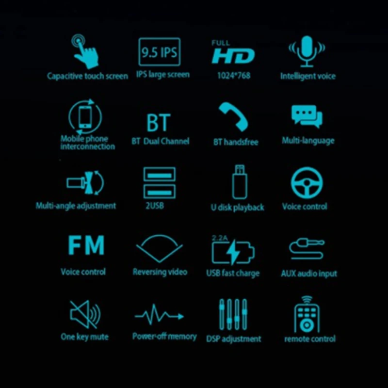 Android 10 1 HD BT MP5 плеер автомобильный FM-радиоприемник Bluetooth стерео сенсорный экран GPS