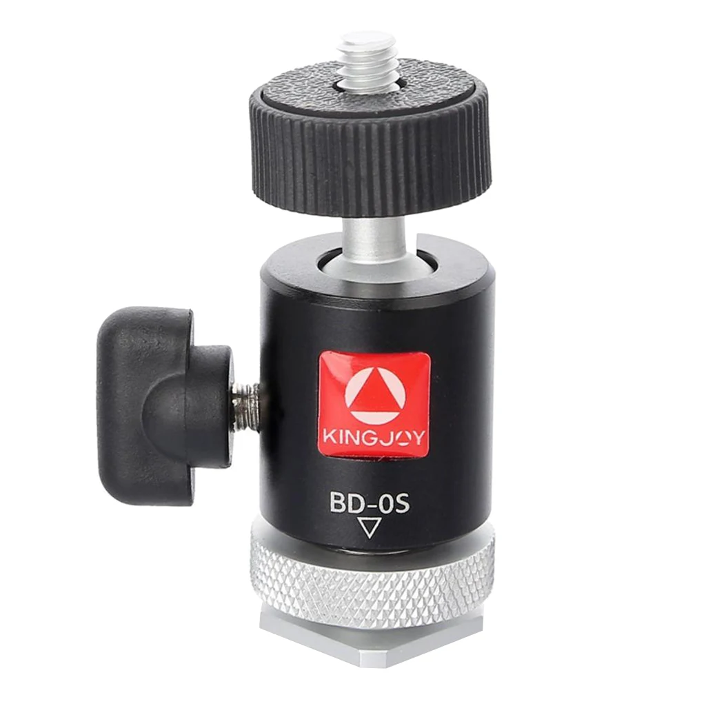 Мини шаровая Головка из алюминиевого сплава w 1/4 ''винт и адаптер для холодного