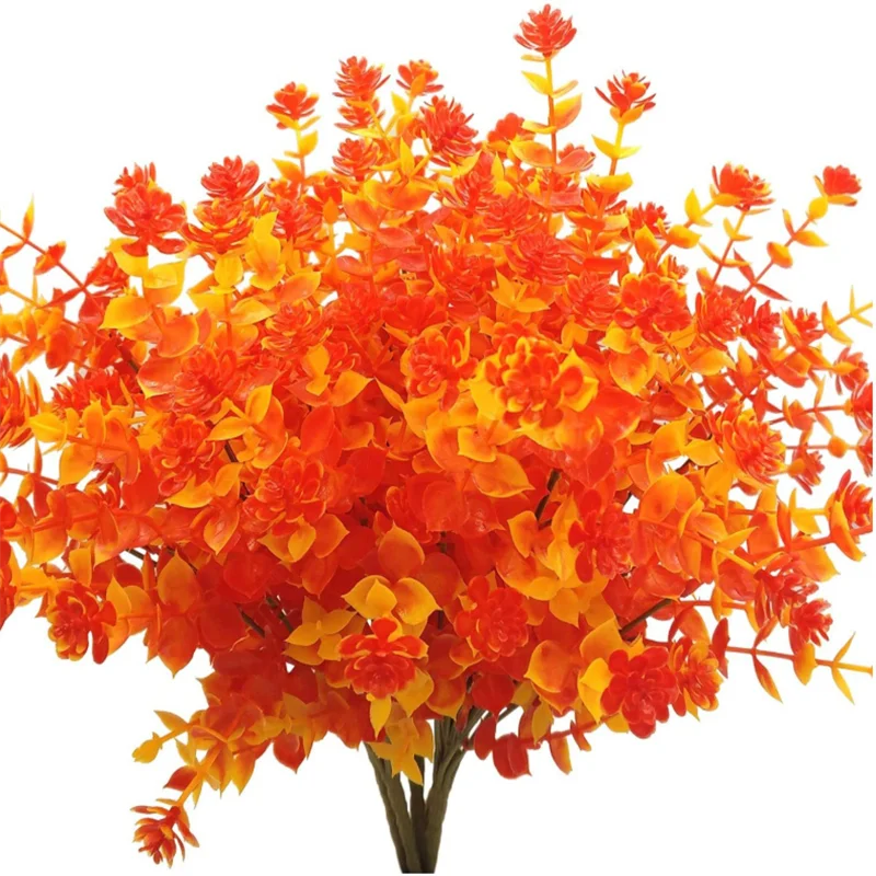 Листья/цветы эвкалипта разноцветные искусственные цветы для свадьбы дома и