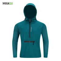 wosawe mens cycling jackets waterproof windproof ultra light windbreaker coat for running hiking camping work out long jersey