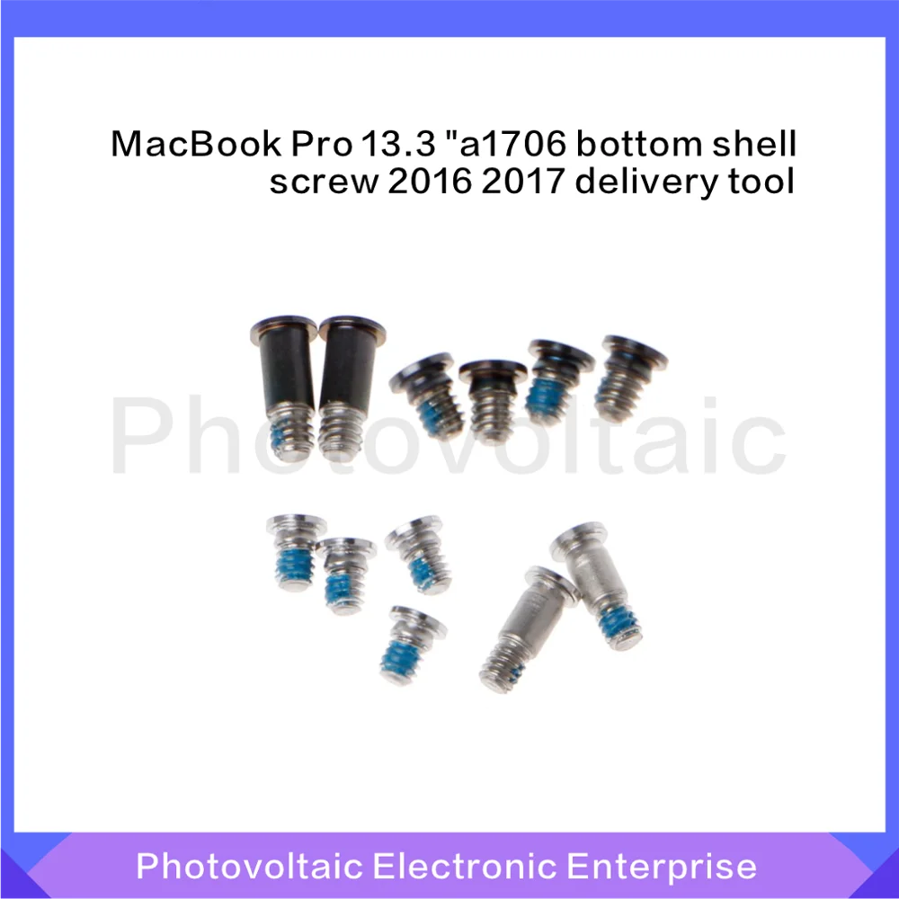 6 шт./компл. винты с нижним корпусом для Macbook Pro 13 3 &quotA1706 сенсорной панелью 2016