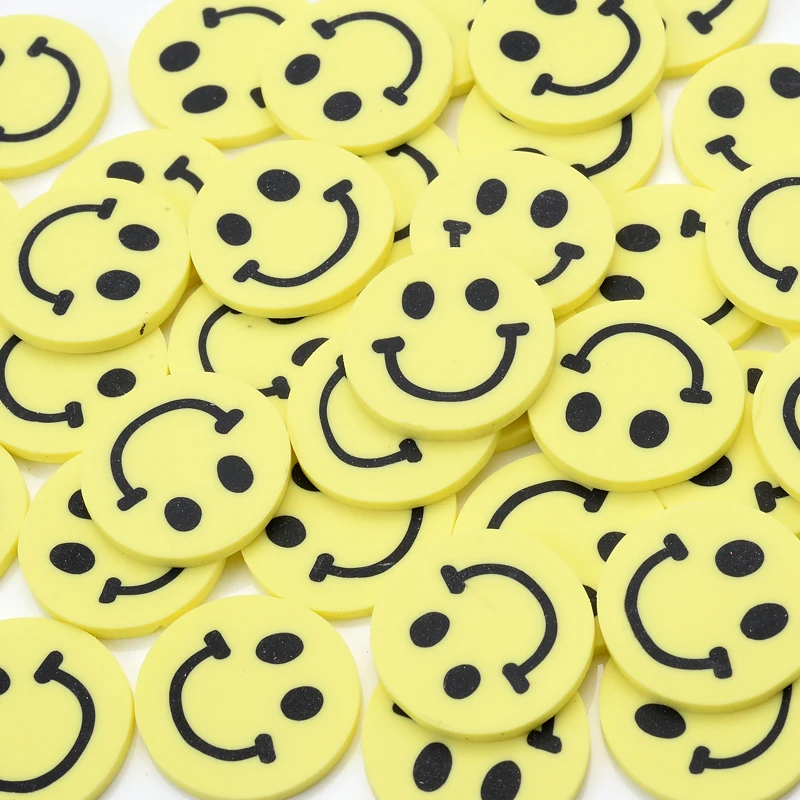 30 шт. жёлтые круглые бусины из полимерной глины 20 мм|Бусины| |