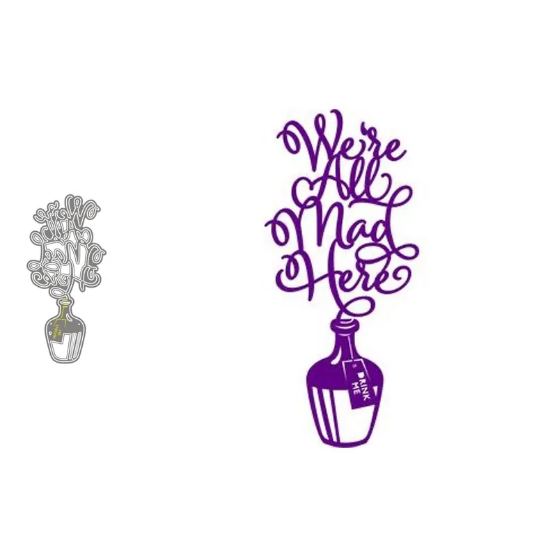 

Metal Cutting Dies Vase Stencils DIY Embossing Scrapbooking Decorative Paper Card Craft