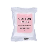10pcs soft cotton pads cosmetic cotton pad round high water absorption soft disposal makeup remover pads for facial cleansing