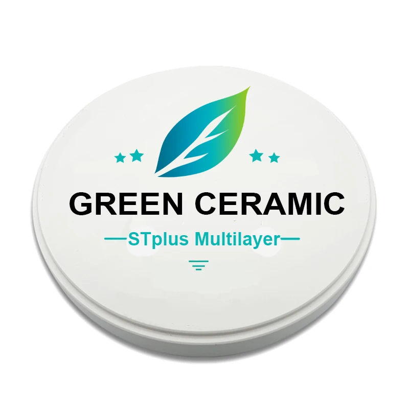 Green Ceramic STML Super Translucency Multilayer Diameter 8mm H16mm Zirconia Block Dental Milling Materials