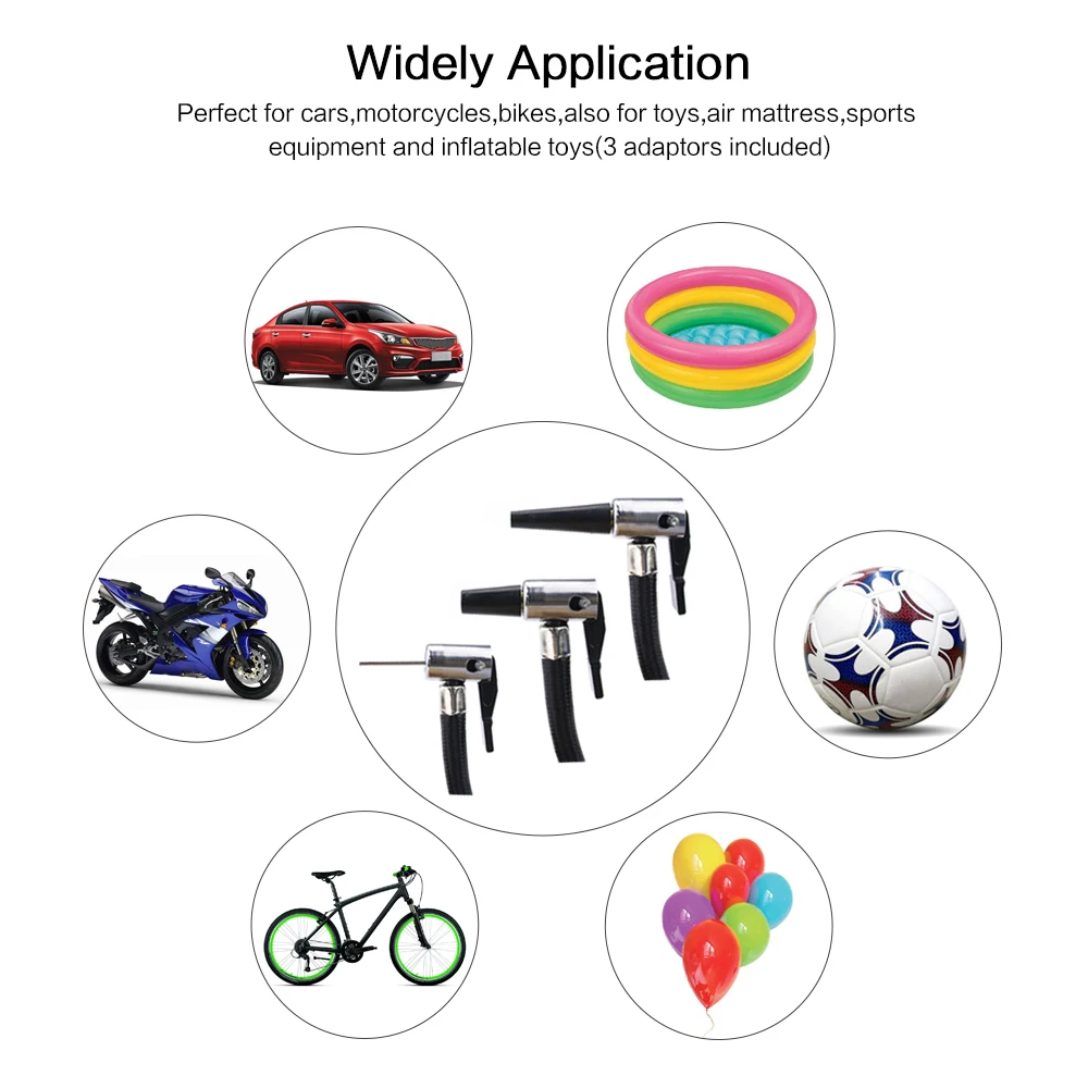 Воздушный компрессор Fineed воздушный насос 12 В автомобильный для шин 150psi 35 л/мин