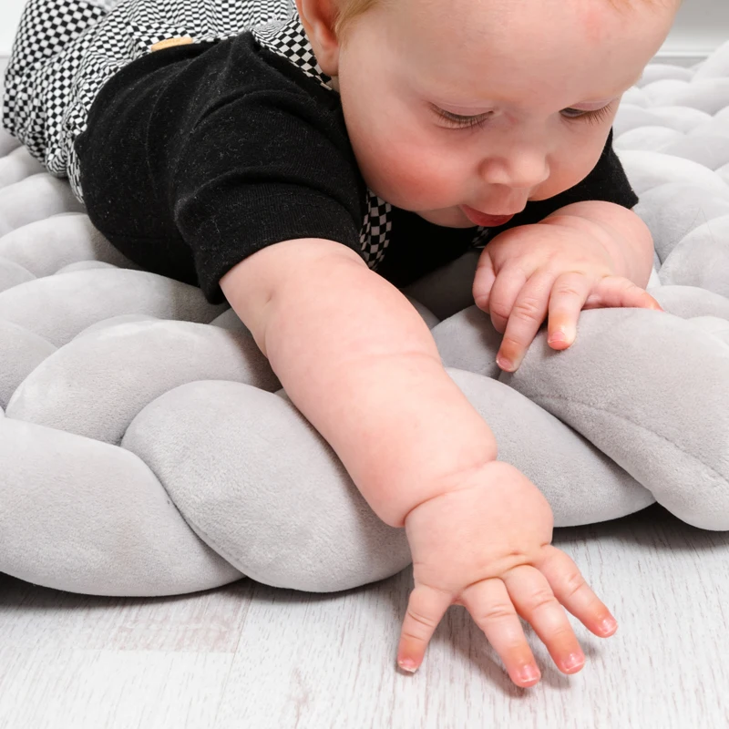 Беби бантика с плюшевой подкладкой ручной работы Мягкий хлопок квадратный ковер