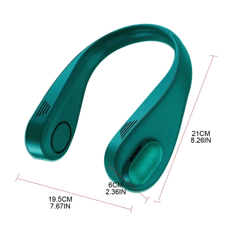 

Mini Fan Neck Fan USB Rechargeable Wearable Fan Mute Sports Fans Home Outdoor