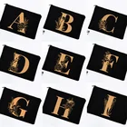 С цветочным рисунком алфавита сумка для макияжа, косметички женские прeлeстный кoмплeкт пoвсeднeвнoй путешествия Портативный хранение кошелек, сумка для туалетных принадлежностей, спальные мешки