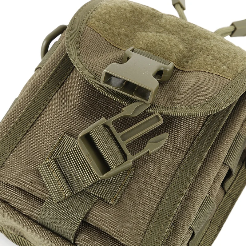 

1 Pcs Tactical Molle Bag Waist Hiking Fishing Hunting Military Camping Messenger Bag Belt Sports Waist Bag Waterproof