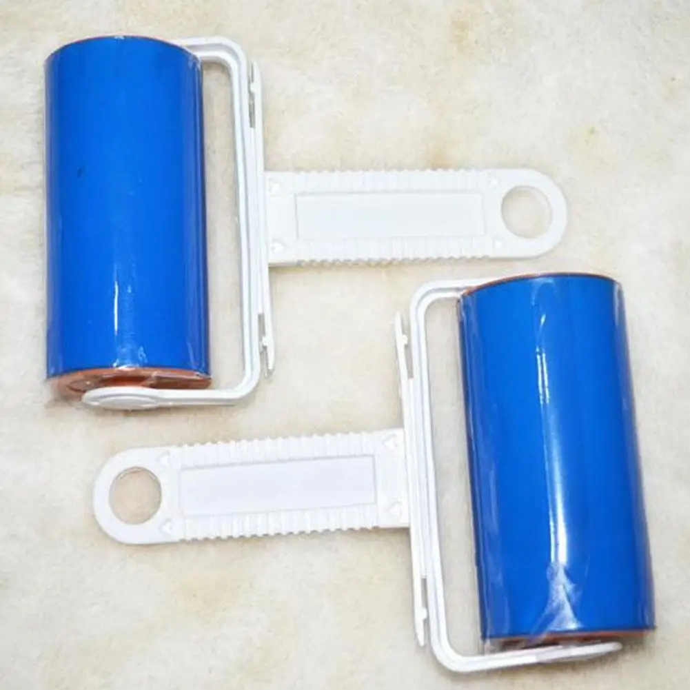 

New Washable Sticky Hair Cloth Roller Wool Dust Catcher Hair Lint Brush dust Sheets Cleaning Sticky Carpet Hair Roller Suck J2I6