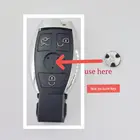 2 шт.лот Замена для Mercedes Benz Автомобильная эмблема insignia 13 мм алюминиевая самодельная наклейка для логотип ключа Benz