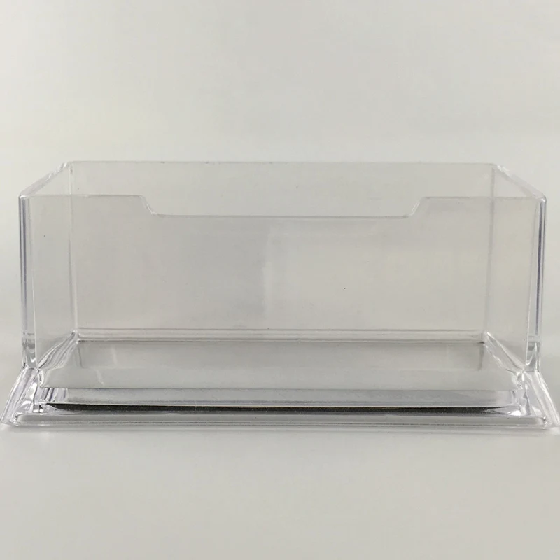 

1pc Clear Desktop Business Card Holder Desk Office Organizer Display Stand Acrylic Office Supplies Desk Accessories