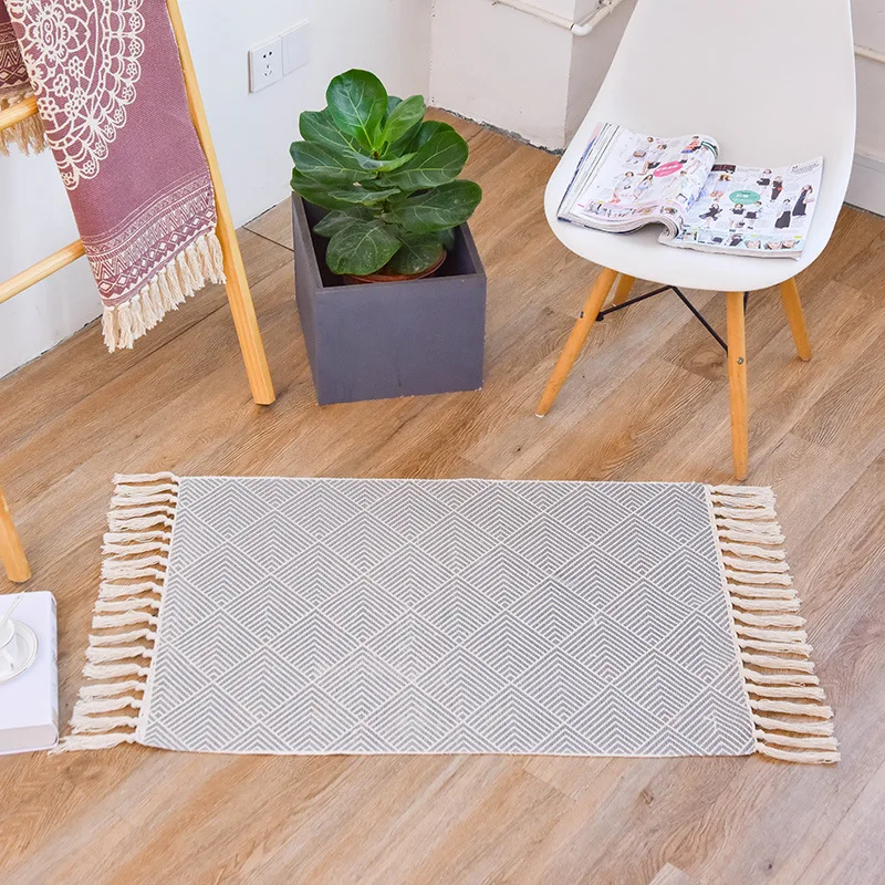 Плетеные напольные коврики kilim из 100% хлопка дверной коврик кухонные Молитвенный