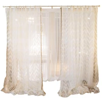 sunscreen heat insulation and sunshade american wave pattern fulle european luxury screen curtain cloth weave gauze free ship