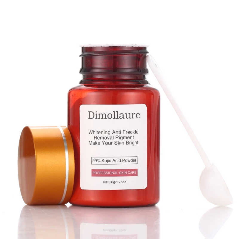 Dimollaure 50 г чистый 99% койевая кислота отбеливающий крем для ухода за лицом удаления веснушек мелазмы прыщей пигмент солнечных ожогов меланин