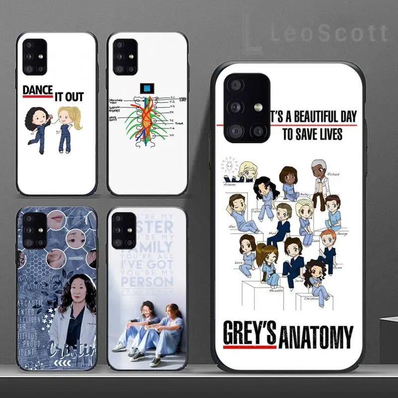 

Greys Anatomy Nurse Doctor Phone Case For Samsung A32 A51 A52 A71 A50 A12 A22 A41 A42 A21S S10 S20 S21 Plus Fe Ultra