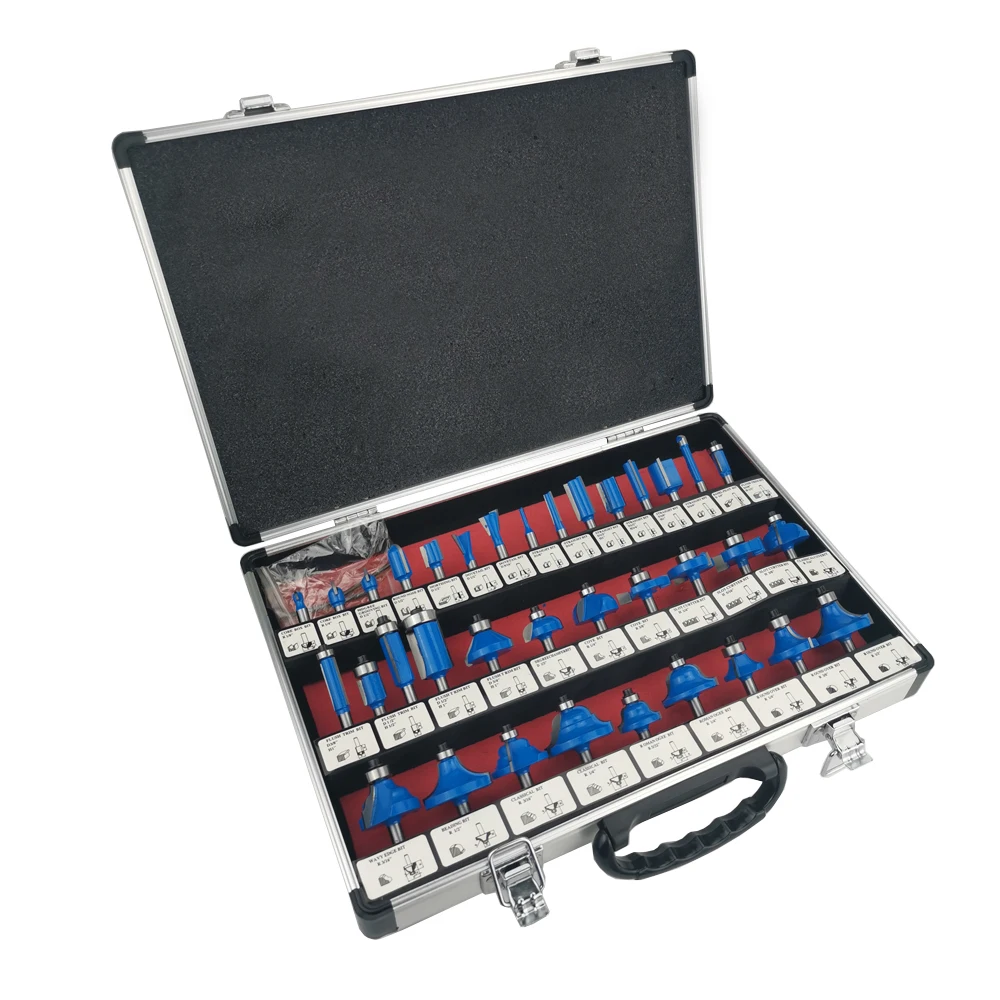 Набор фрез ALLSOME для деревообработки комплект из 35 наконечников карбида вольфрама